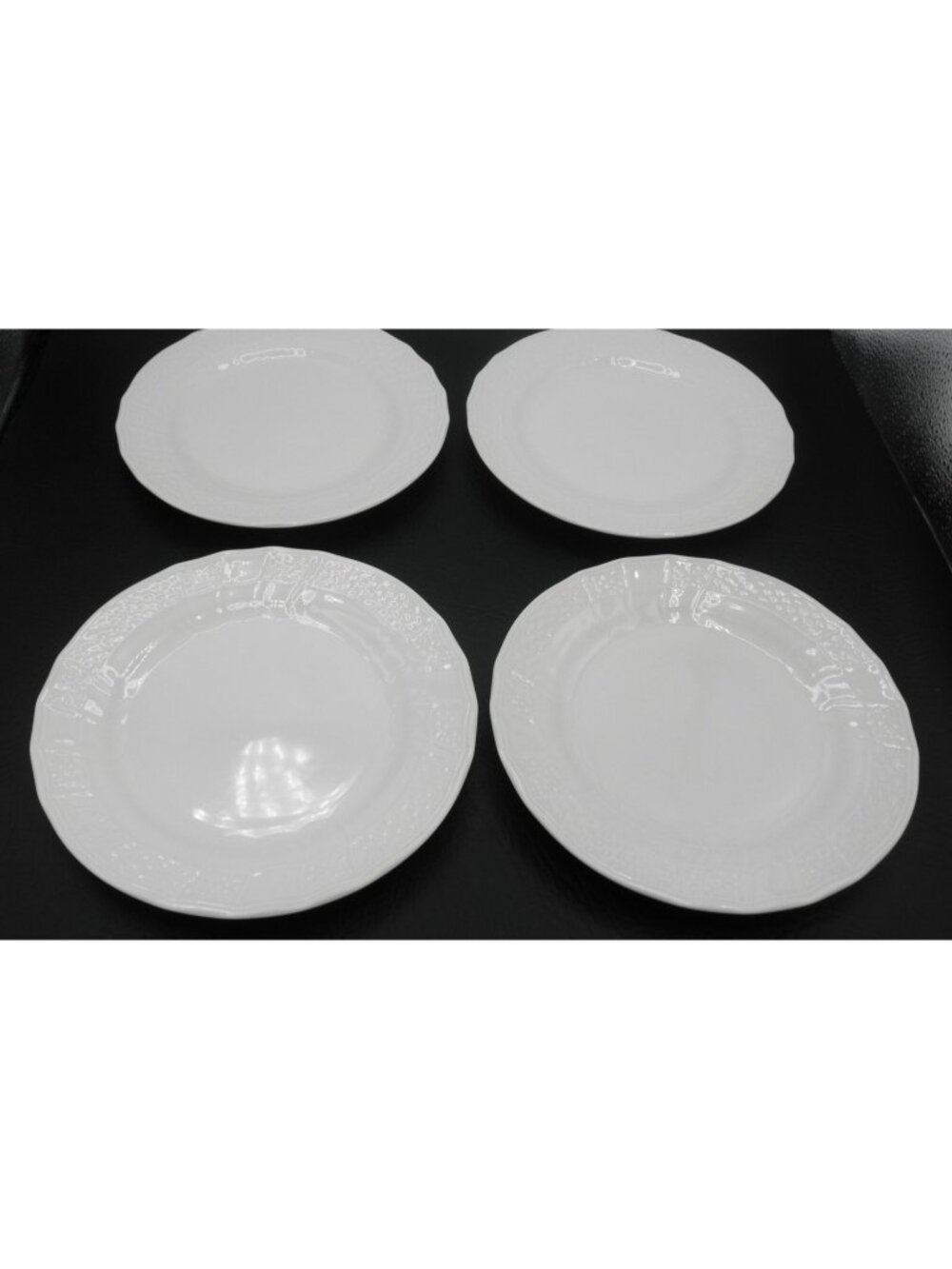 Renaissance White by Mikasa 8.25 Inch Salad Plates D4900 Set Of 4 Japan
